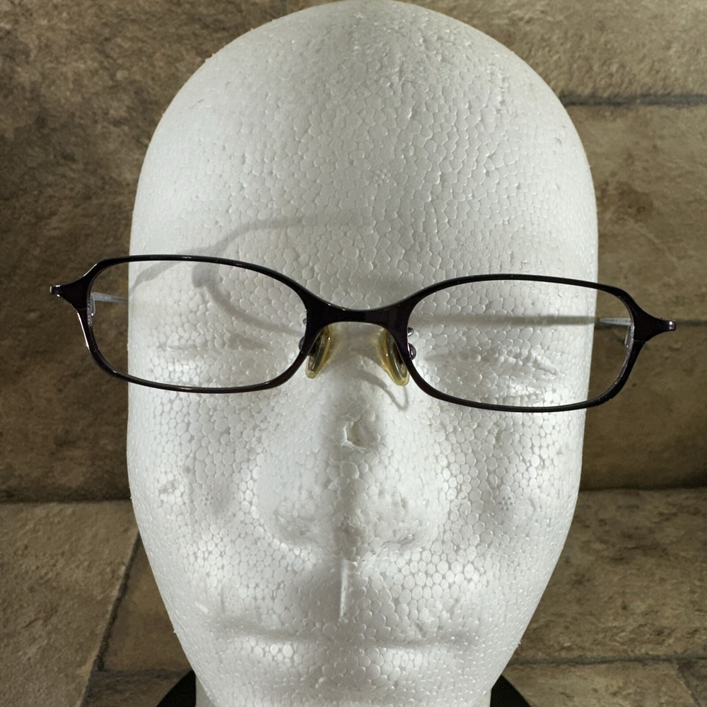 Safilo Team 4012 E03 Purple Metal Flex Eyeglass Frames Italy 48-19-130-25mm